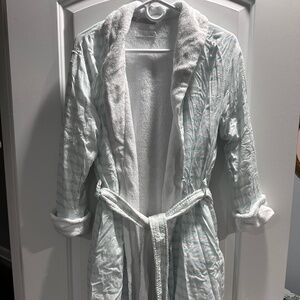 iRelaxSoft & Lightweight Terry-Lined Robe – 3/4 Sleeves, Above-Knee Length